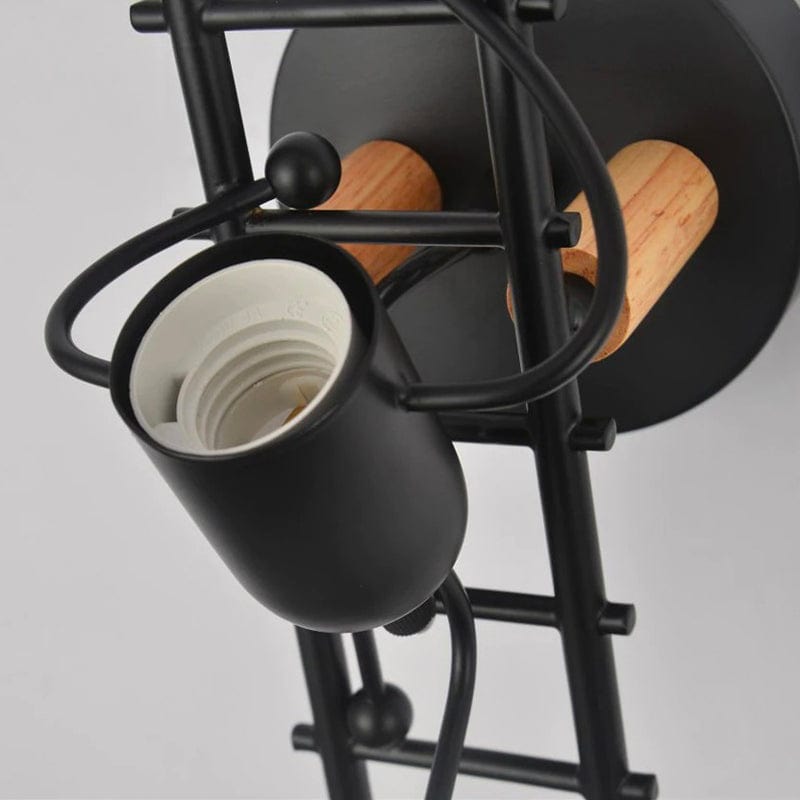 Lampada da comodino da parete industriale originale Titolo predefinito