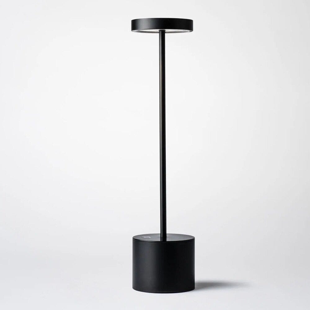Lampada da comodino di design ricaricabile Nero