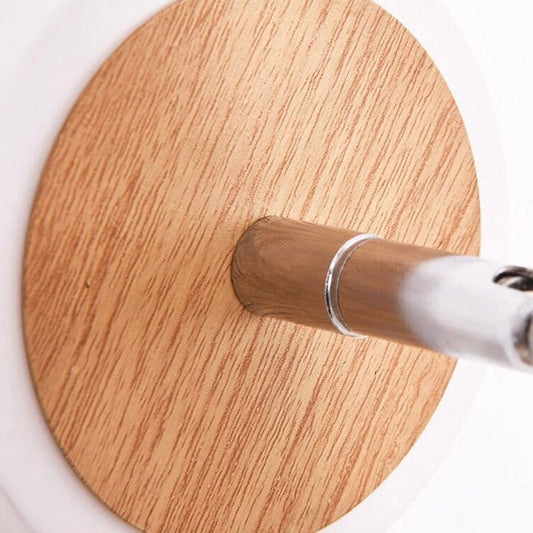 Lampada da comodino da parete in legno in stile scandinavo
