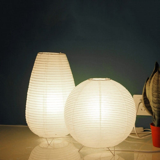 Lampada da comodino lanterna di carta giapponese