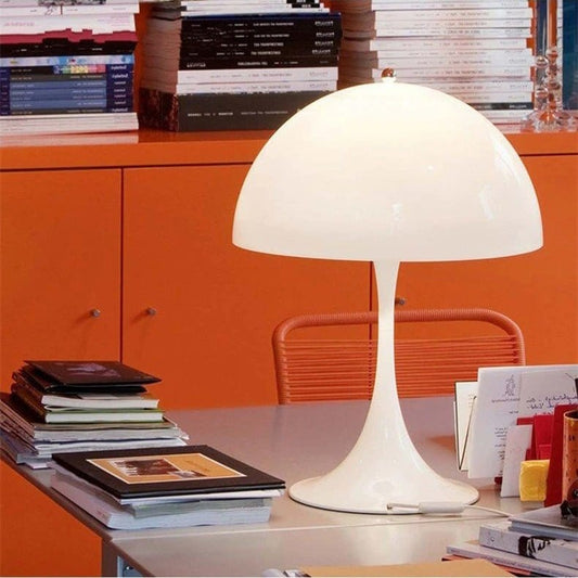 Lampada da comodino moderna a forma di fungo