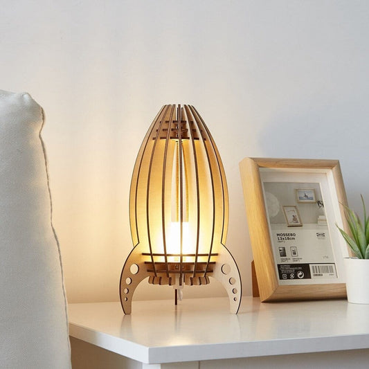 Lampada da comodino per bambini Rocket Titolo predefinito