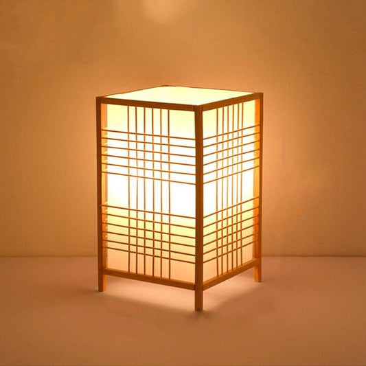 Lampada da comodino quadrata giapponese Titolo predefinito
