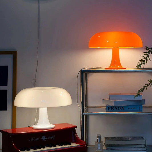 Lampada da comodino vintage a forma di fungo