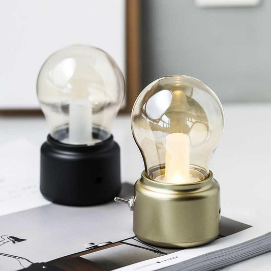 Lampada da comodino vintage senza fili